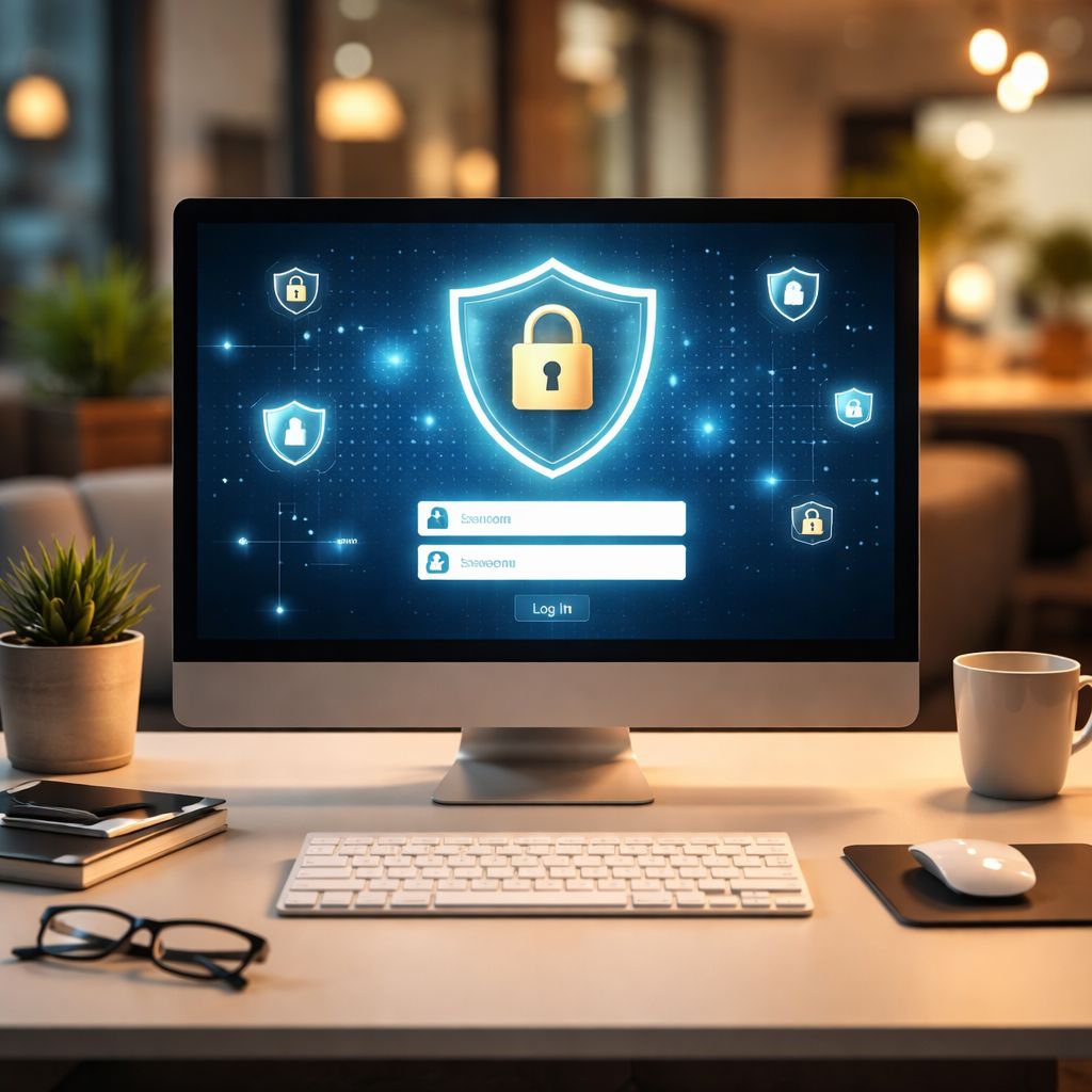 Pantalla de autenticación de usuario XBIMX con características de seguridad